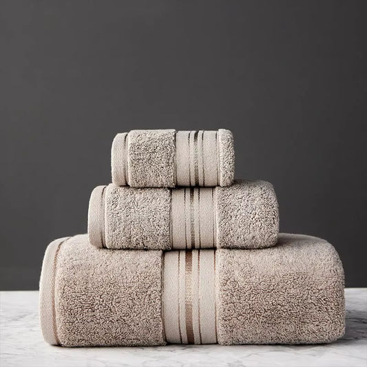 Household Gift Cotton Towel Soft Quick Absorbent Bath Towel Adult Comfort Face Towel Hand Towel Bath Towel Sets