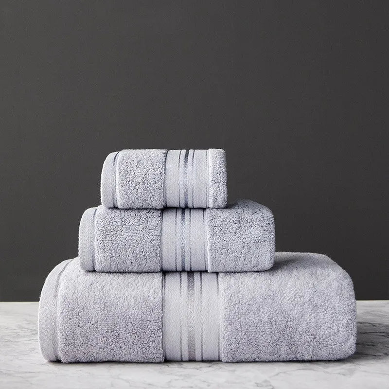 Household Gift Cotton Towel Soft Quick Absorbent Bath Towel Adult Comfort Face Towel Hand Towel Bath Towel Sets