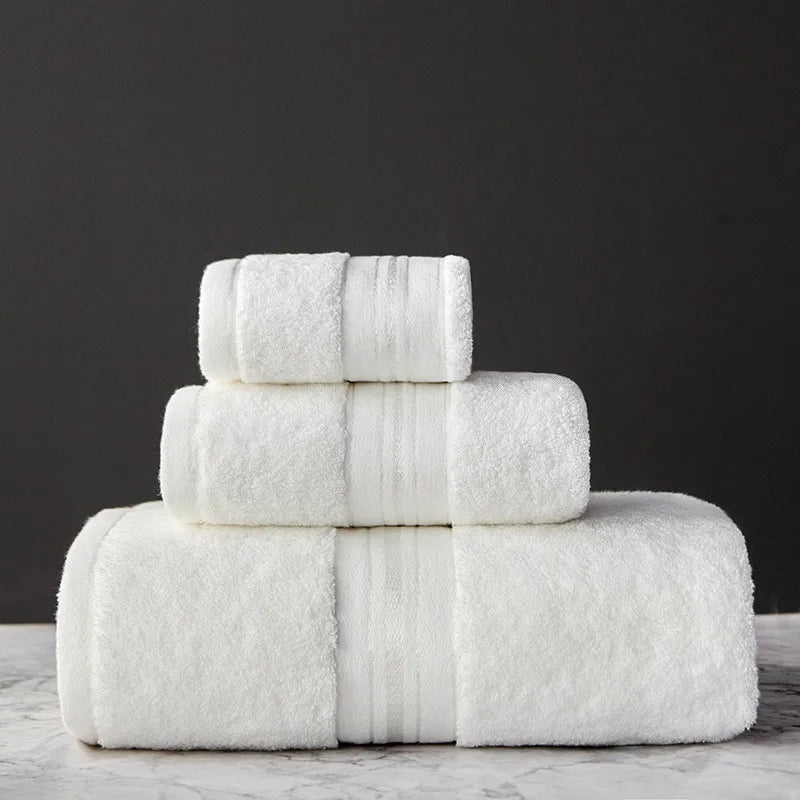 Household Gift Cotton Towel Soft Quick Absorbent Bath Towel Adult Comfort Face Towel Hand Towel Bath Towel Sets